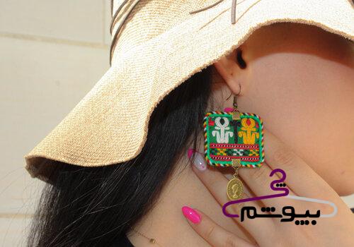 گوشواره سوزندوزی کد 407